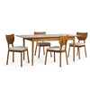 Lowry Extending Dining Table With 2 Drawers - Brown - LOW001