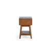 Lowry 1 Drawer Side Table - Brown - LOW004