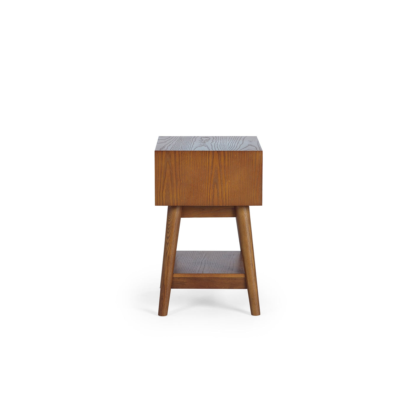 Lowry 1 Drawer Side Table - Brown - LOW004