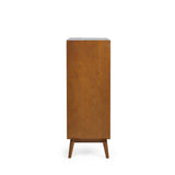 Lowry 5 Drawer Chest - Brown - LOW053