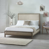 Lucie Bed - Ivory / Double - LUC101