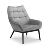 Lucerne Velvet Chair - Grey - LUC201
