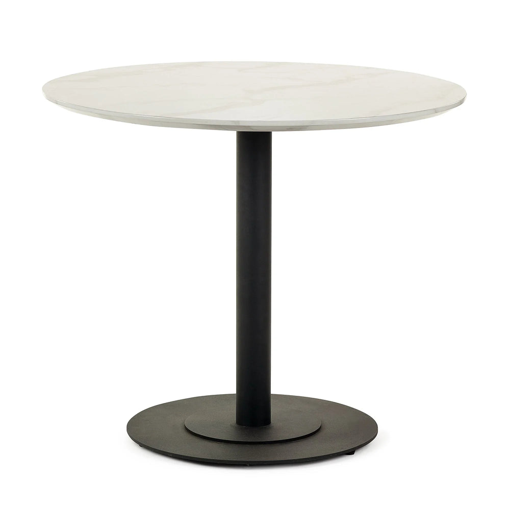 Luca Round Table - Black / 80cm - LUC302