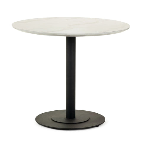 Luca Round Table - Black / 80cm - LUC302