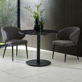 Luca Round Table - Black / 80cm - LUC302