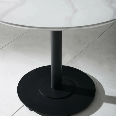 Luca Round Table - Black / 80cm - LUC302