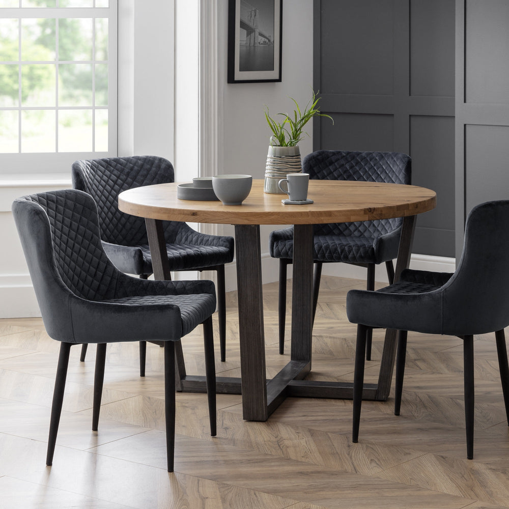 Luxe Dining Chair (Set of 2) - Grey - LUX101