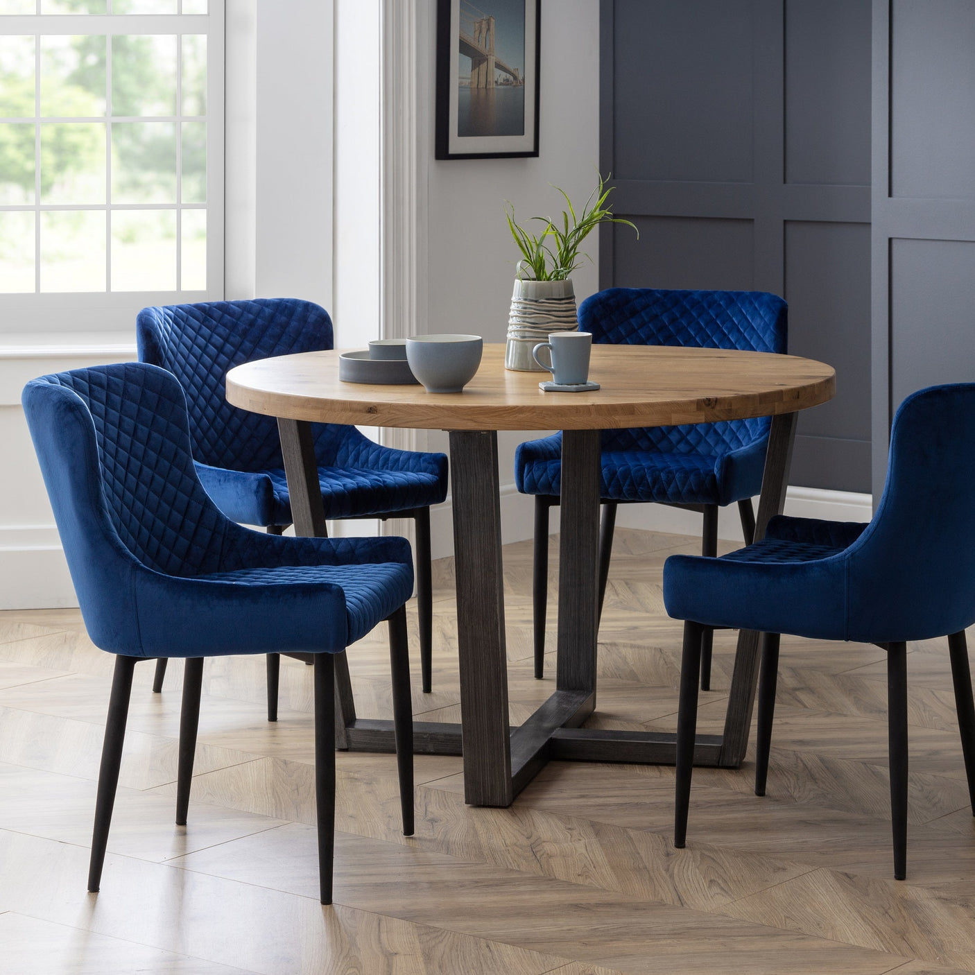 Luxe Dining Chair (Set of 2) - Grey - LUX101