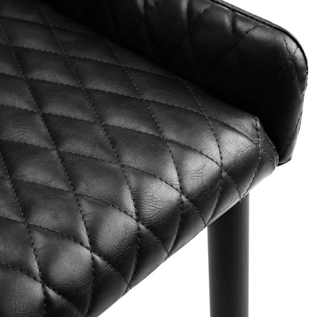 Luxe Faux Leather Dining Chair