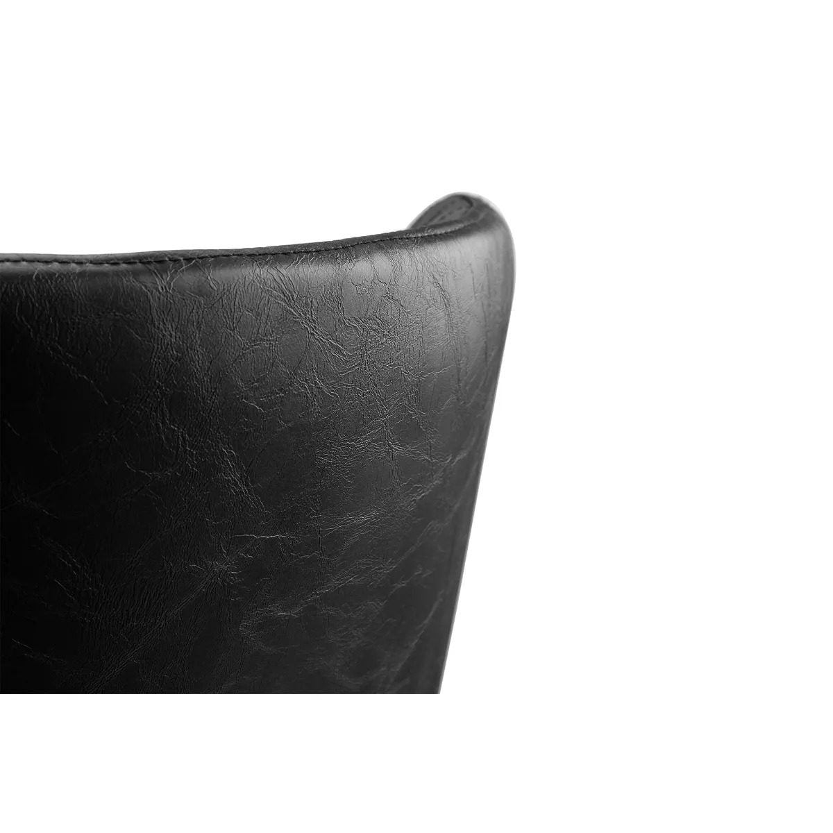 Luxe Faux Leather Dining Chair