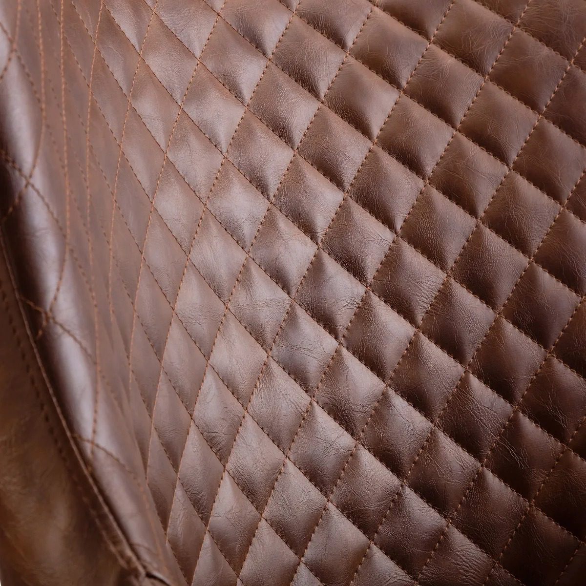 Luxe Faux Leather Dining Chair