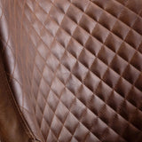 Luxe Faux Leather Dining Chair