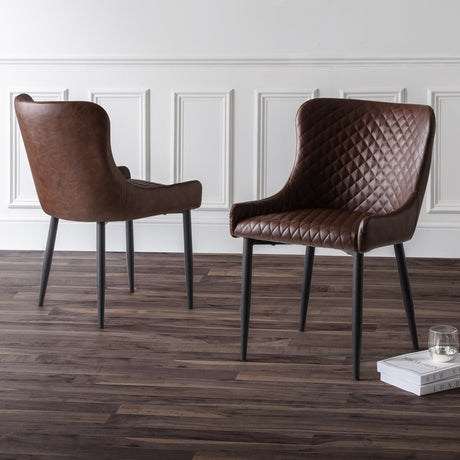 Luxe Dining Chair (Set of 2) - Grey - LUX101