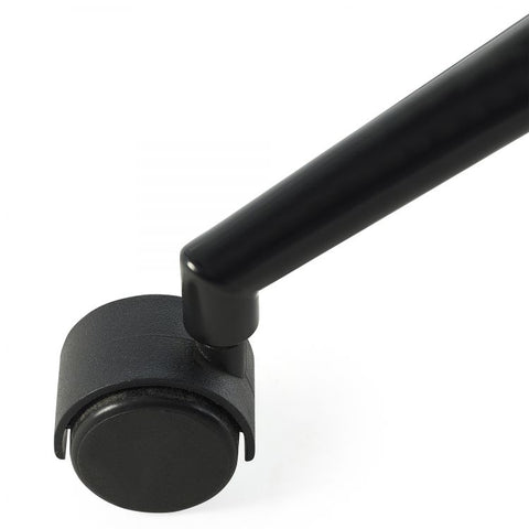 Luxe Office Chair In Brown Faux Leather