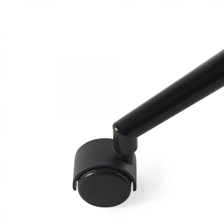 Luxe Office Chair In Grey Velvet