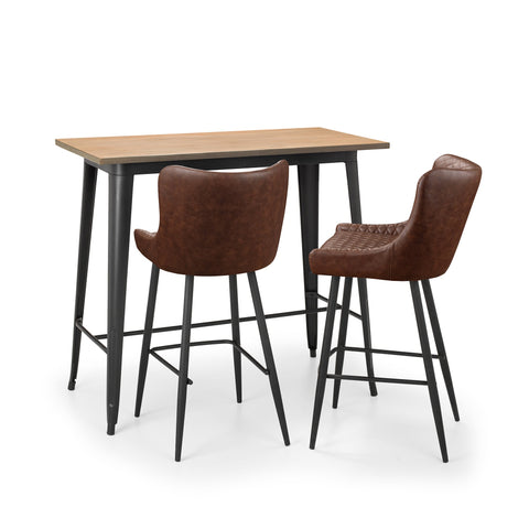 Luxe Bar Stool - Brown - LUX204