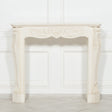 Aged Ivory Carved Fire Surround