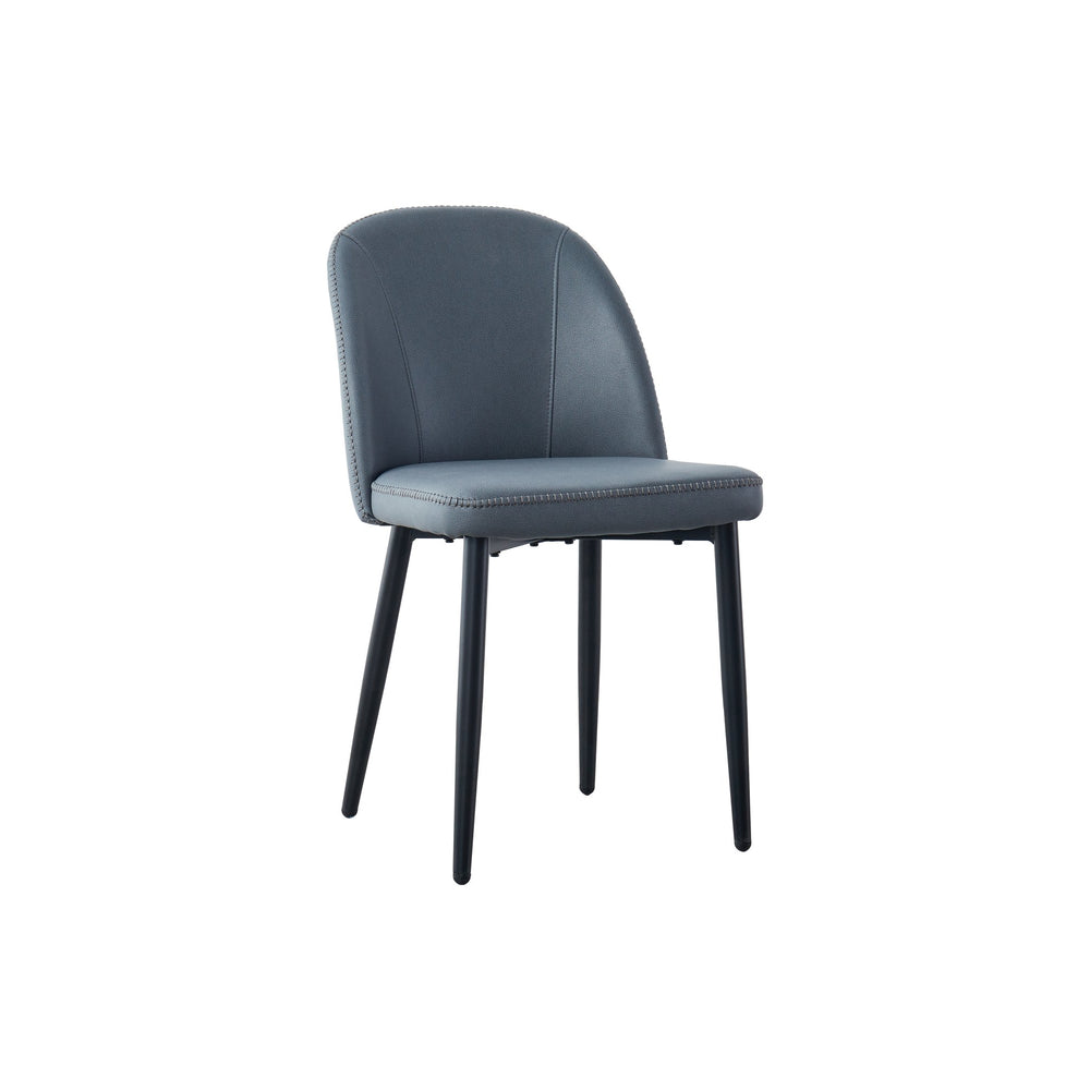 Leo Chair Grey - Black Legs