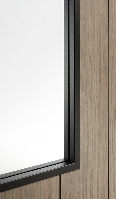 Light Grey Laminate Monaco Glazed 2 - Light Grey Laminate - 1981 x 762 (30") x 35mm