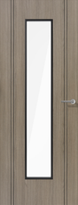 Light Grey Laminate Monaco Glazed - Light Grey Laminate - 1981 x 686 (27") x 35mm