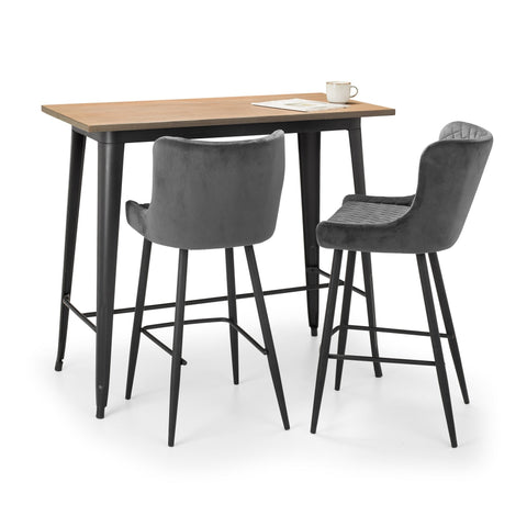 Luxe Bar Stool - Brown - LUX204