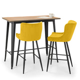 Luxe Bar Stool - Brown - LUX204