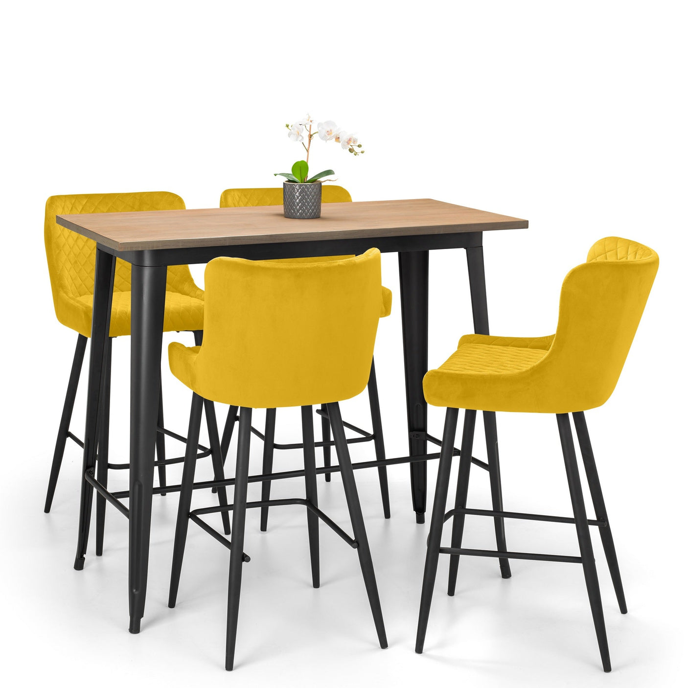 Luxe Bar Stool - Brown - LUX204
