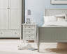 Maine 3 Drawer Bedside - Grey - MAI001