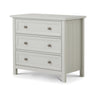 Maine 3 Drawer Wide Chest - White - MAI102