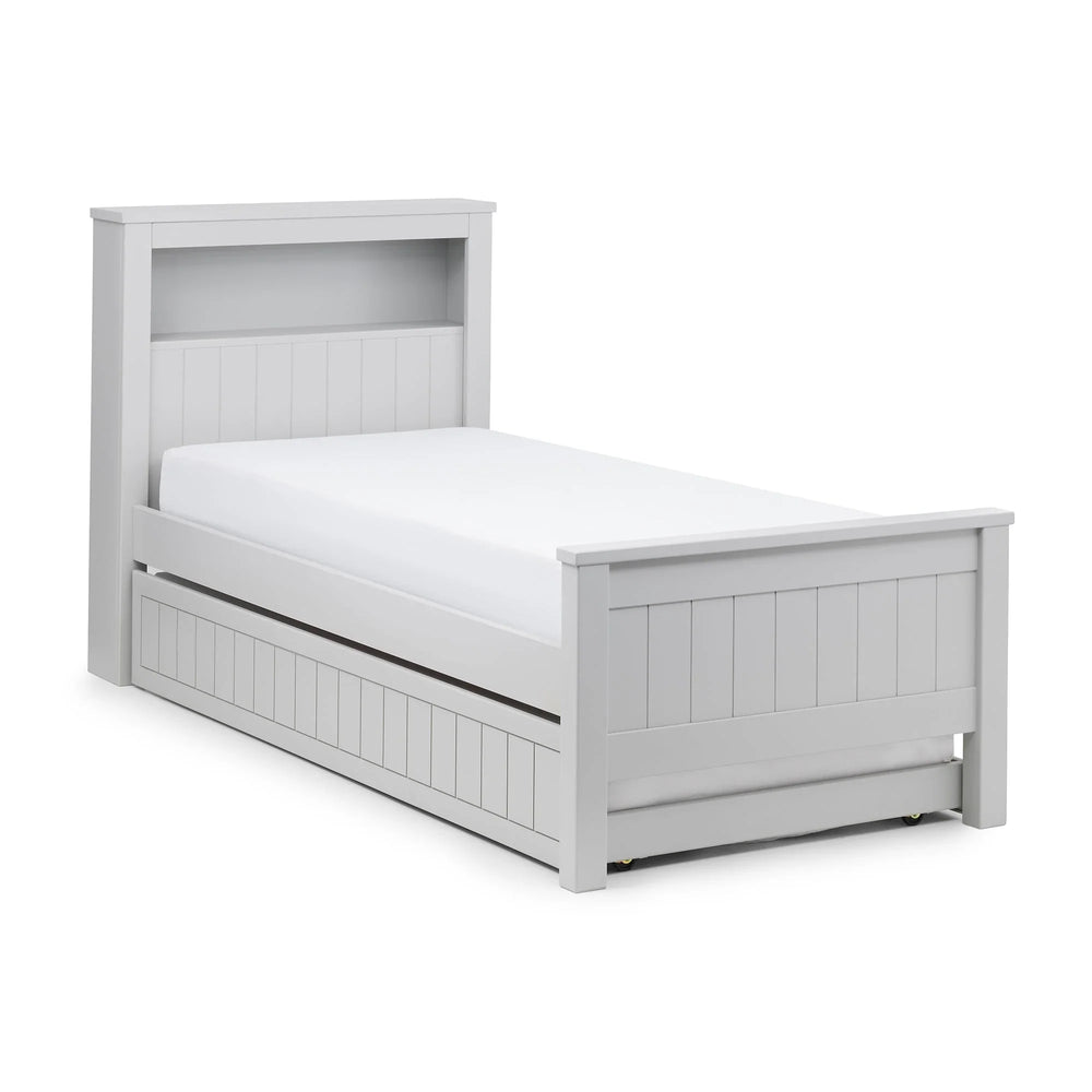 Maine Bookcase Bed - Grey / Single - MAI013