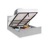 Maine Ottoman Bed - Grey / Double - MAI017