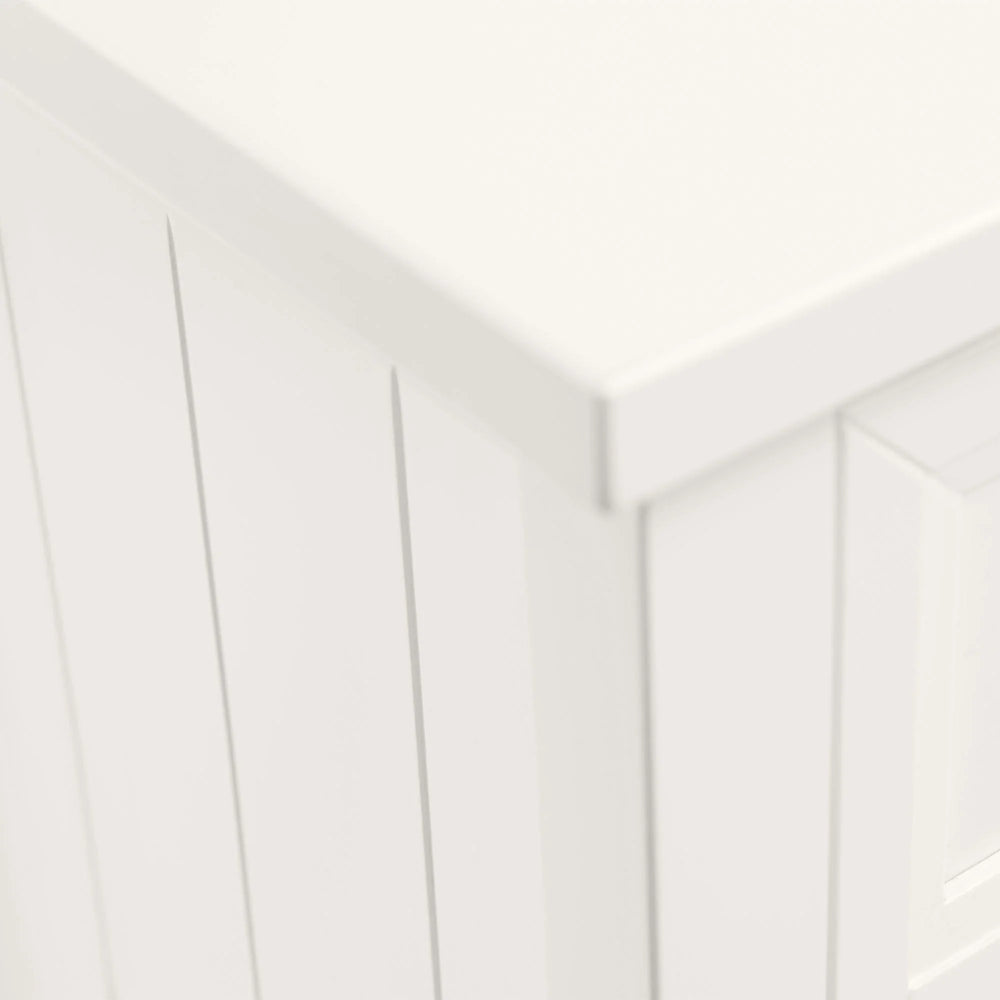 Maine 3 Drawer Wide Chest - White - MAI102