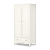 Maine 2 Door Combination Wardrobe - Grey - MAI006