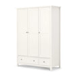 Maine 3 Door Combination Wardrobe - Grey - MAI007