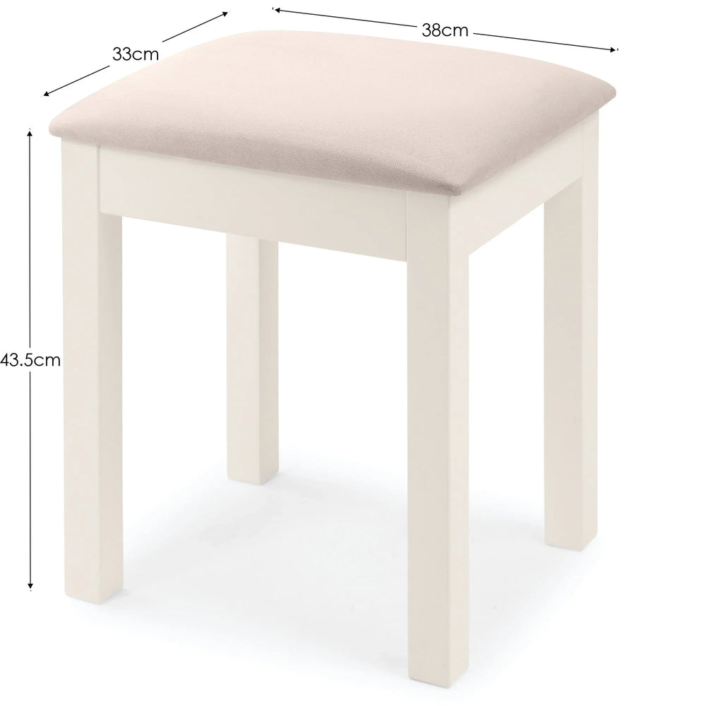 Maine Dressing Stool - Grey - MAI012