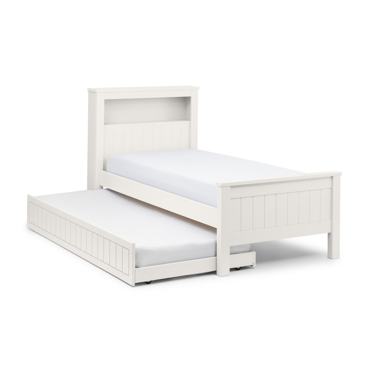 Maine Bookcase Bed - Grey / Single - MAI013