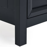 Maine 3 Drawer Wide Chest - White - MAI102