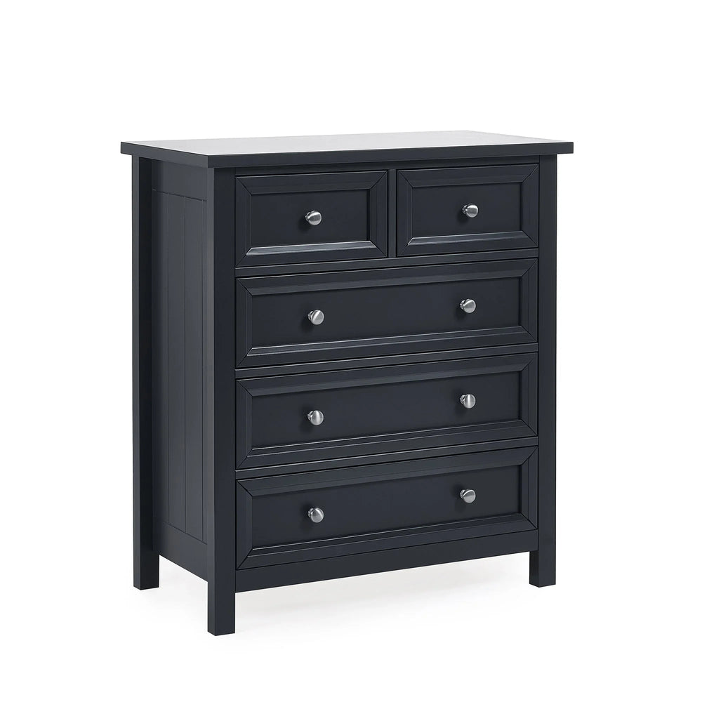 Maine 3 + 2 Drawer Chest - Grey - MAI003