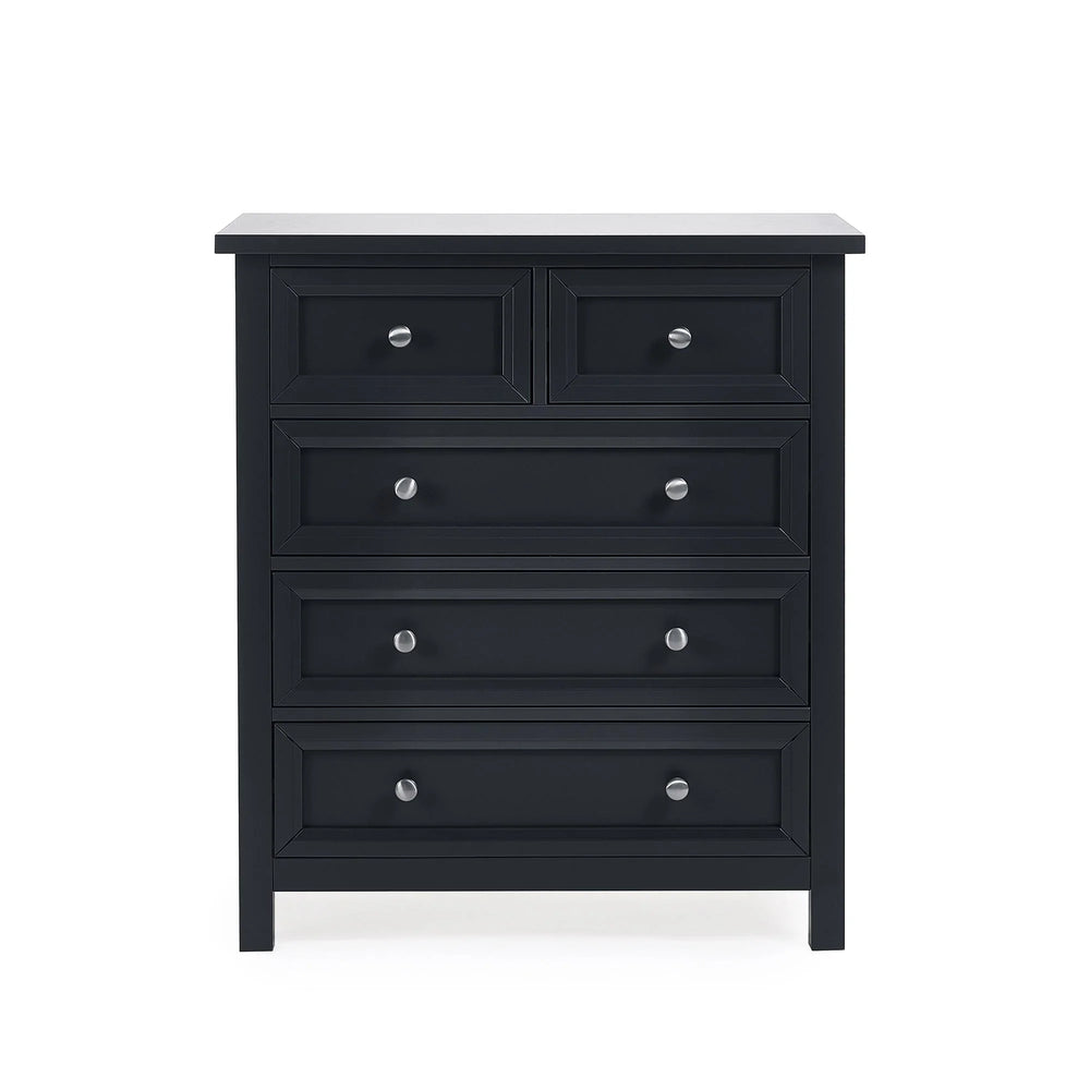 Maine 3 + 2 Drawer Chest - Grey - MAI003