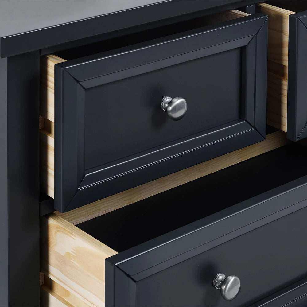 Maine 3 + 2 Drawer Chest - Grey - MAI003