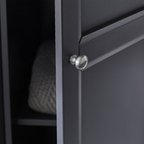Maine 3 Door Combination Wardrobe - White - MAI107