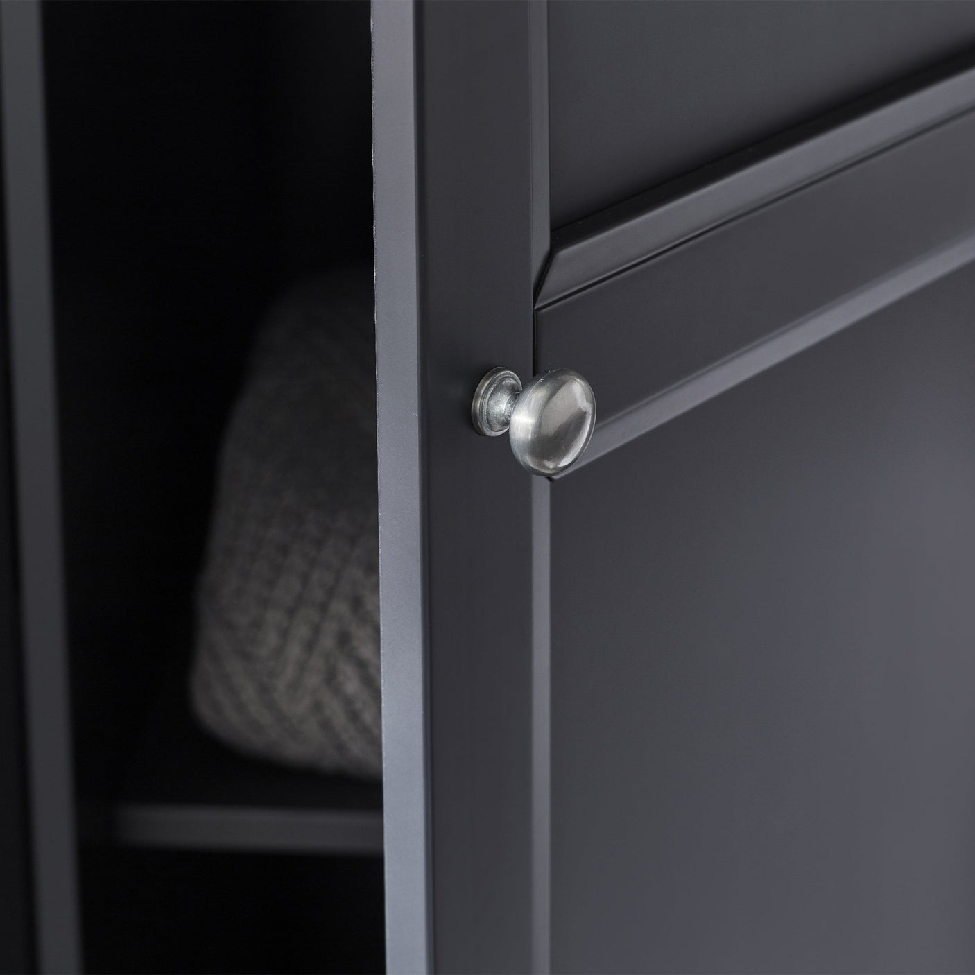 Maine 3 Door Combination Wardrobe - White - MAI107