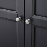 Maine 3 Door Combination Wardrobe - White - MAI107