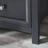 Maine 3 Door Combination Wardrobe - White - MAI107