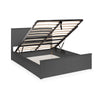 Maine Ottoman Bed - Grey / Double - MAI017