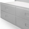 Maisie Bed With Underbed And Drawers - White / Single - MAI901