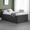 Maisie Bed With Underbed And Drawers - White / Single - MAI901