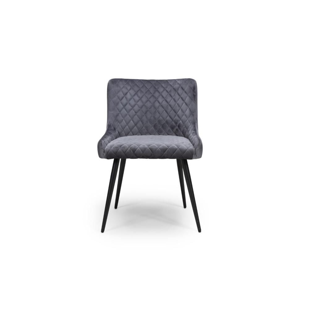 Malmo Dining Chair - Grey (sold in 2's) - Main Image