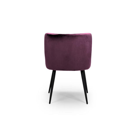 Malmo Dining Chair - Mulberry (sold in 2's) - Image 5