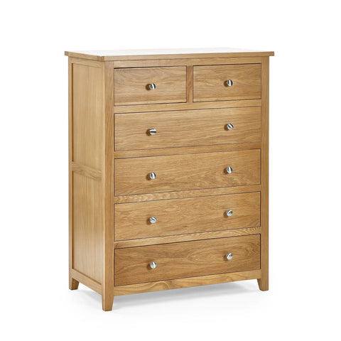 Mallory 4+2 Drawer Chest - Light Brown - MAL256